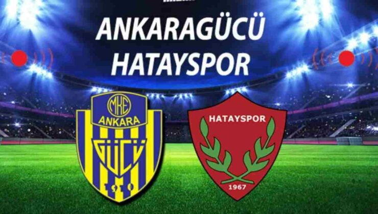 Ankaragücü Penaltıdan Faydalanamadı, Hatayspor ile Berabere Kaldı