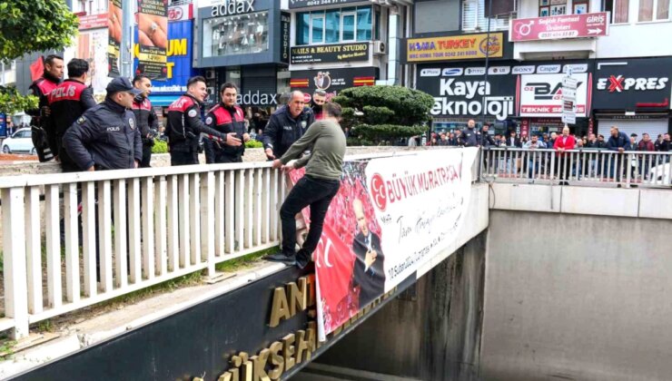 Antalya’da Genç İntihar Girişiminde Bulundu, Polis Ekipleri Müdahale Etti