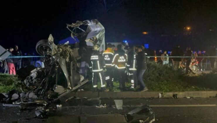 Gazipaşa’da Trafik Kazası: Araç Hurdaya Dönerken Bir Kişi Hayatını Kaybetti