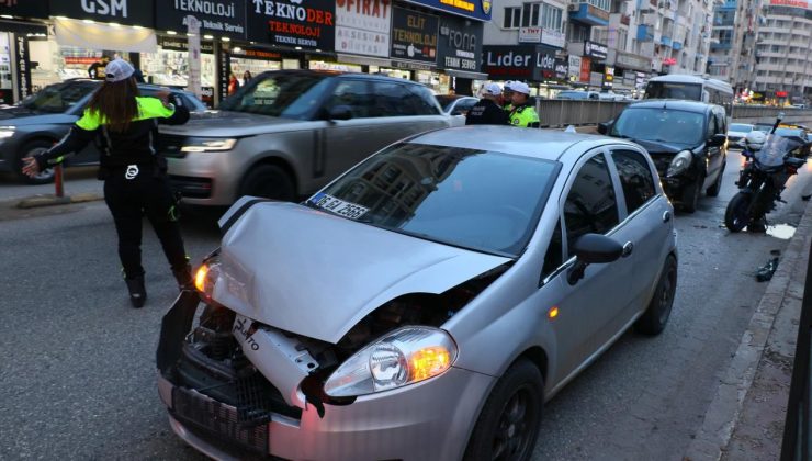 Antalya’da Zincirleme Trafik Kazası: 1 Yaralı