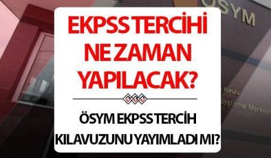 EKPSS 2024 Tercih Takvimi ve İşlemleri Hakkında Bilgiler