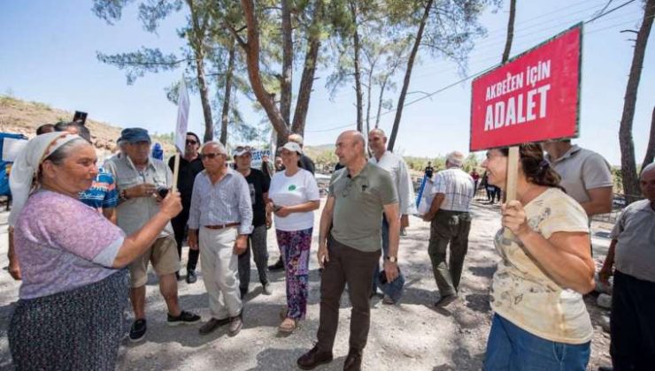 Başkan Tunç Soyer Akbelen Direnişine Destek Verdi