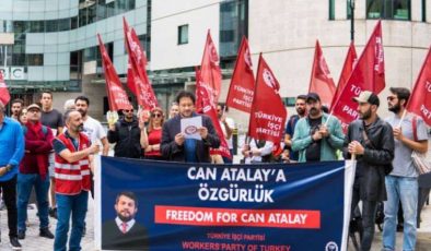 Can Atalay’ın Tutukluluğu ve Eylemler: TİP’den İngiltere’de Protesto