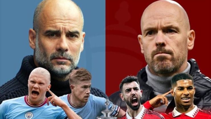 Emirates FA Cup Finalinde Manchester City ve Manchester United Karşılaşıyor