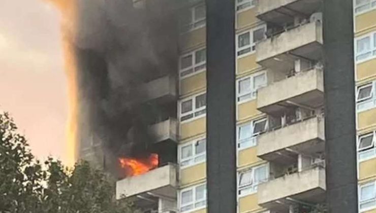 Londra’da Korkutan Yangın ve Kiracının Rahatsızlıkları