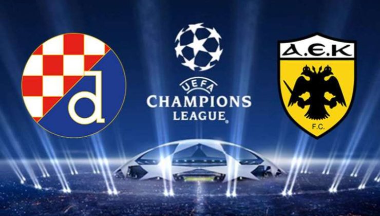 UEFA Şampiyonlar Ligi 3. Eleme Turu: Dinamo Zagreb – AEK Maçı